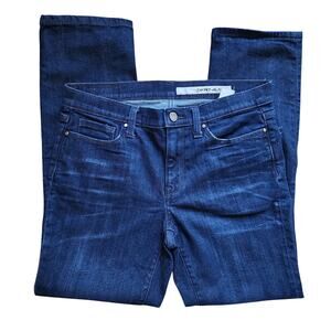 DKNY Jeans Womens Juniors Size 4 Dark Wash Blue Mid-Rise Skinny Leg